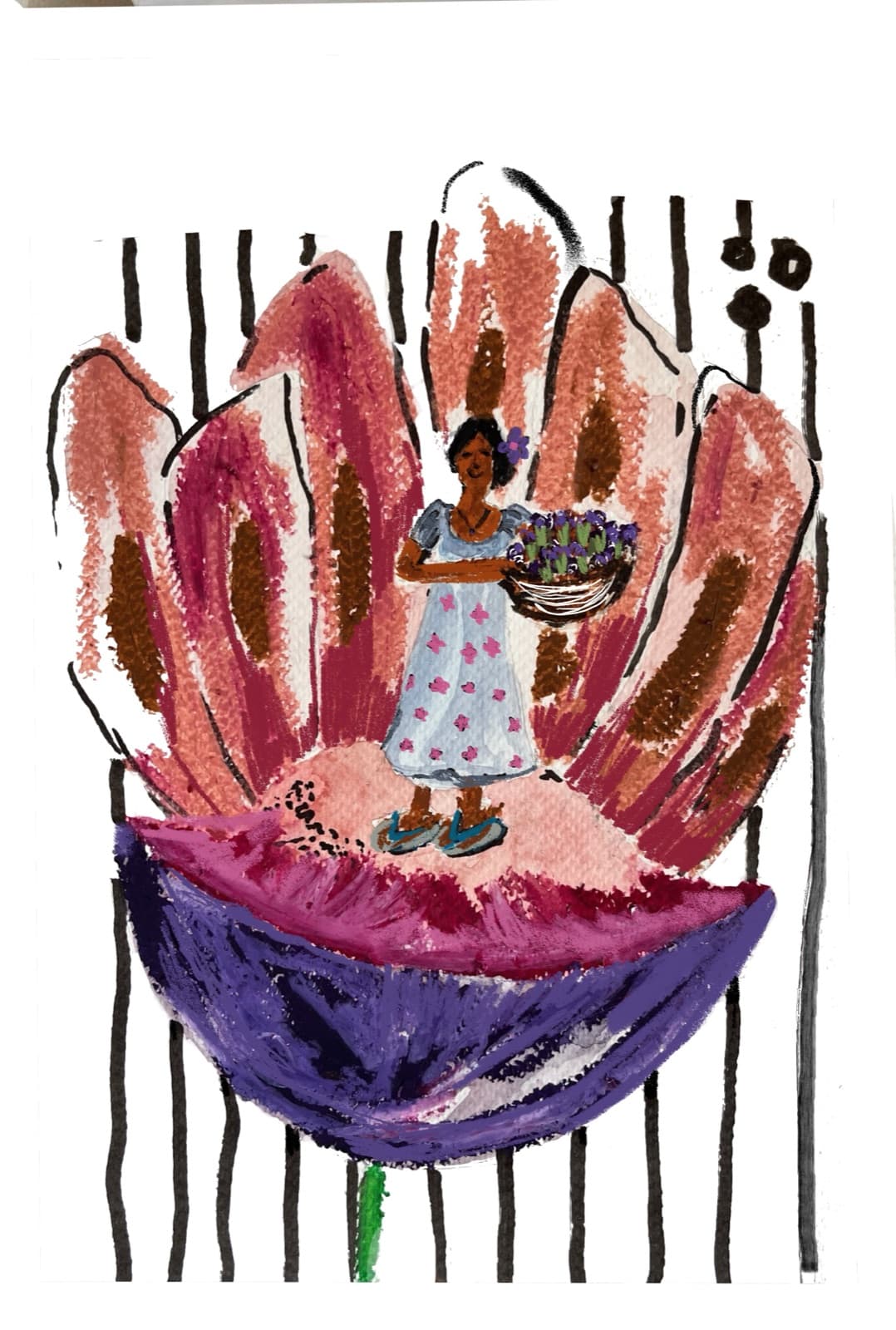 flower lady — planner page