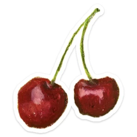 cherries sticker